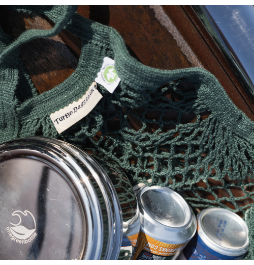 Bags Bottle Green Long Organic Handled String Bag Bags Bottle Green Long Organic Handled String Bag