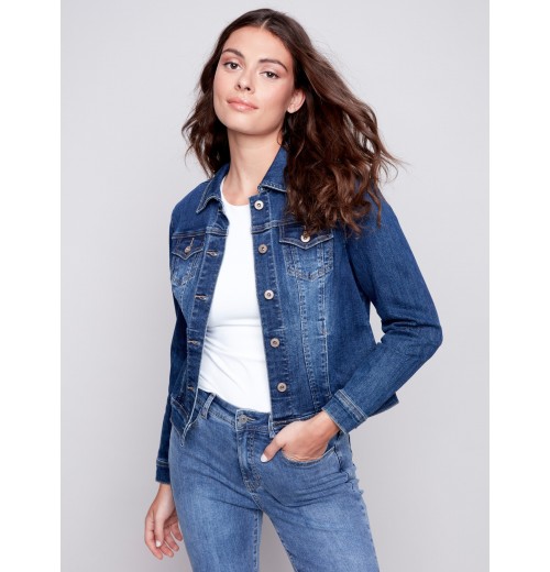Stretch Denim Jacket - Indigo Stretch Denim Jacket - Indigo